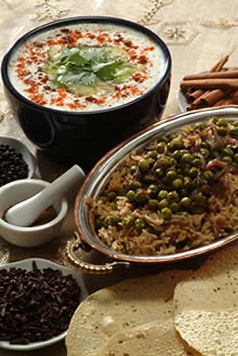 Rice.Pullao_&_Cucumber.Raitha